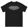 T-shirt Normandie noir - La France est mon pays, mais c'est en Normandie que je suis chez moi