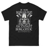 T-shirt Bourgogne noir - Je suis Bourguignon Ascendant Burgonde