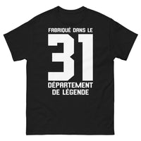 Thumbnail for T-shirt 31 noir - Fabriqué dans le 31, département de légende