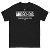 T-shirt Ardèche noir - Ardéchois d'adoption et fier de l'être