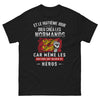 T-shirt Normandie noir - Le huitième jour, Dieu créa les Normands