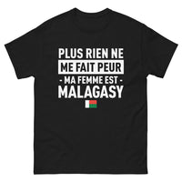 Thumbnail for T-shirt Madagascar noir - Ma femme est Malagasy
