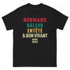 T-shirt Normand noir - Râleur et bon vivant