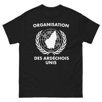 Thumbnail for T-shirt Ardèche noir - Design sombre et esprit solidaire