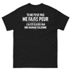 T-shirt Italie noir - Tu ne peux pas me faire peur
