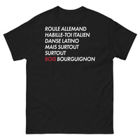 Thumbnail for T-shirt Bourgogne noir - Roulez allemand, habillez-vous italien