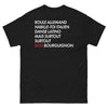T-shirt Bourgogne noir - Roulez allemand, habillez-vous italien