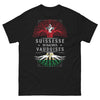 T-shirt Vaud noir - Liberté et Patrie avec humour