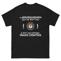 Thumbnail for T-shirt Bourgogne noir - Un Bourguignon qui ne boit pas