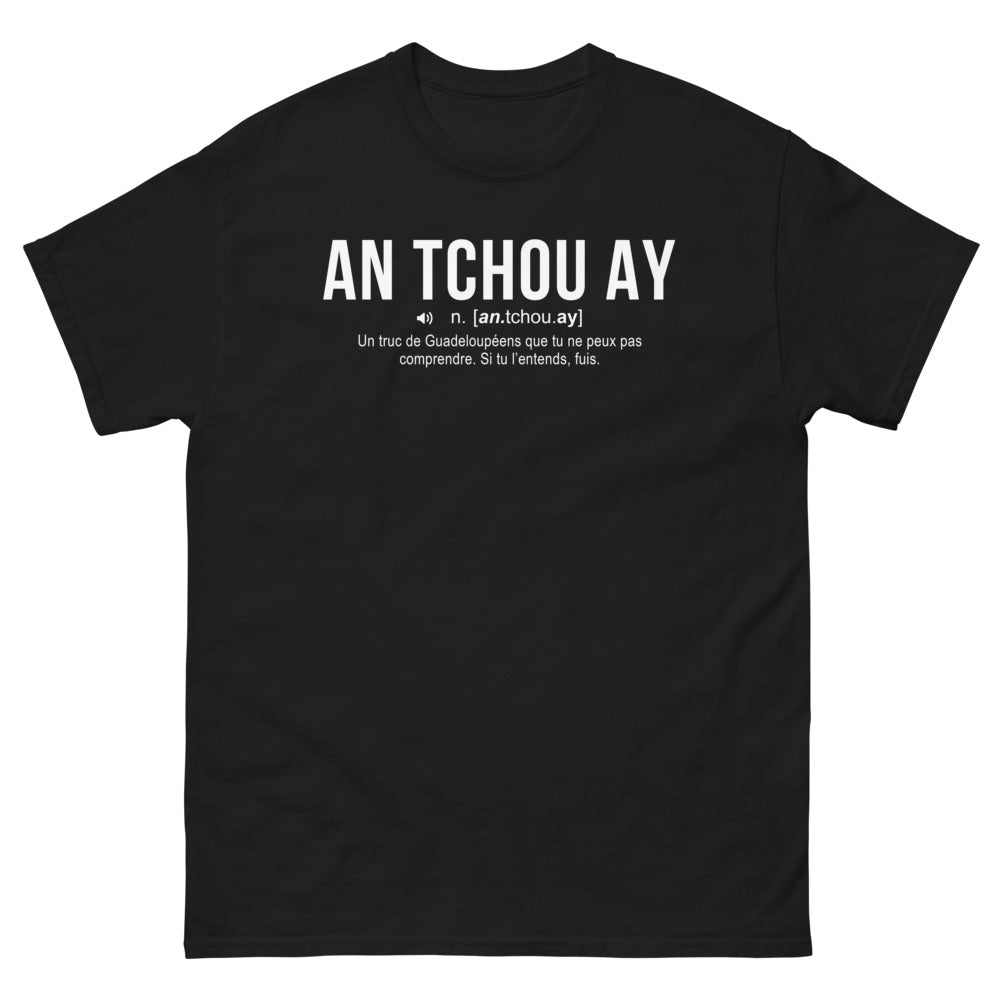 T-shirt Guadeloupe noir - an-tchou-ay-un-truc-de-guadeloupeens