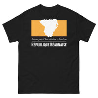 Thumbnail for T-shirt Béarnais noir - Jurançon, chocolatine et jambon
