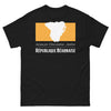 T-shirt Béarnais noir - Jurançon, chocolatine et jambon