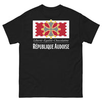 Thumbnail for T-shirt Aude noir - Liberté, Égalité, Chocolatine