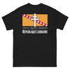 T-shirt Lorraine noir - Liberté, Égalité, Mirabelle