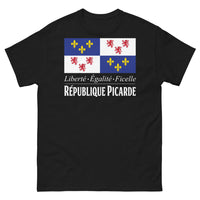 Thumbnail for T-shirt Picardie noir - Liberté, Égalité, Ficelle