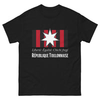 Thumbnail for T-shirt République Toulonnaise noir - Liberté, Égalité, Chichi Frégi