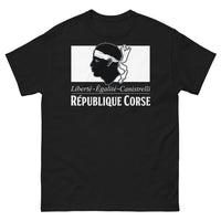 Thumbnail for T-shirt Corse noir - Liberté, Égalité, Canistrelli