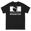 T-shirt Corse noir - Liberté, Égalité, Canistrelli