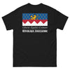 T-shirt République Jurassienne noir - Liberté Égalité Crémant