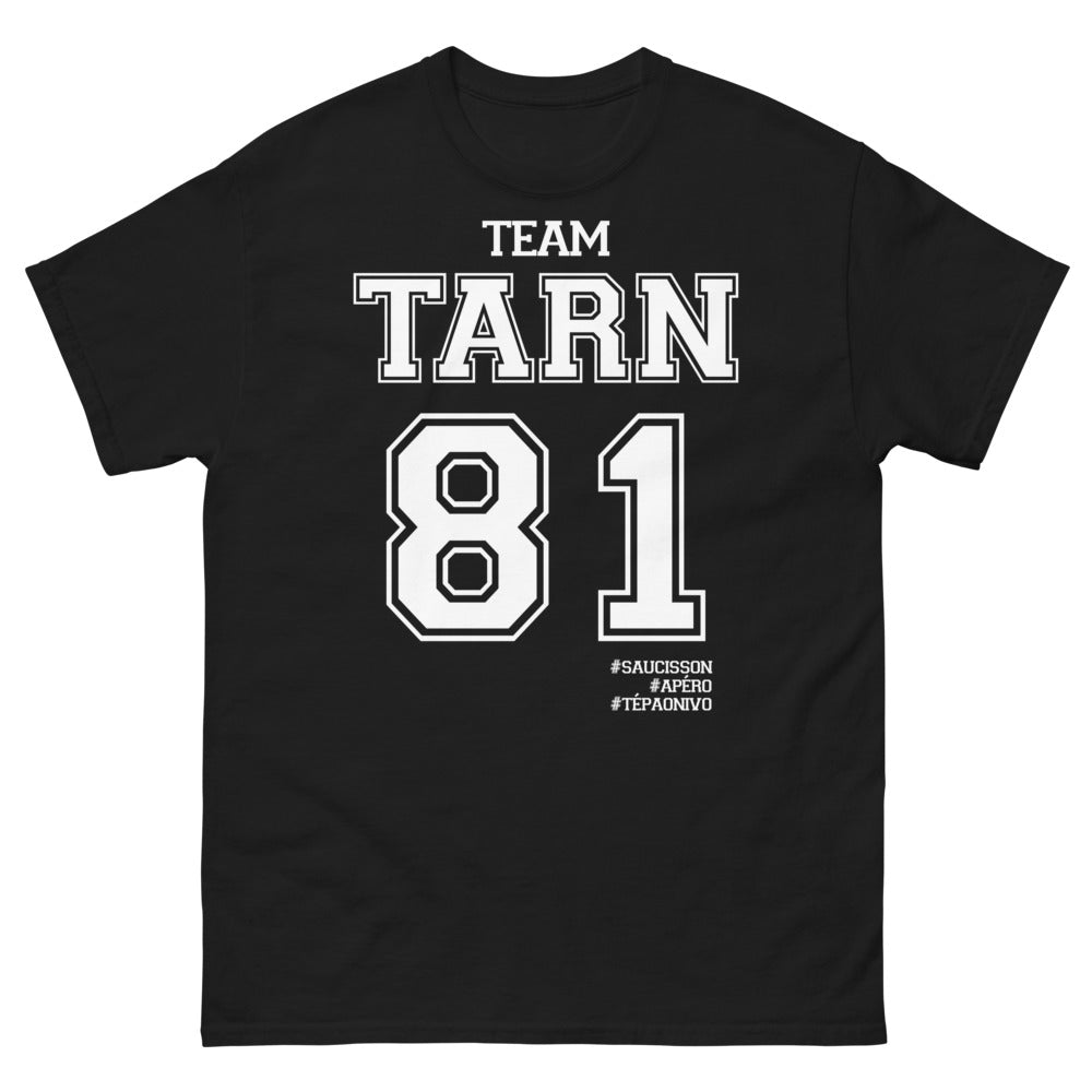 T-shirt Tarn 81 noir - Saucisson et Apéro