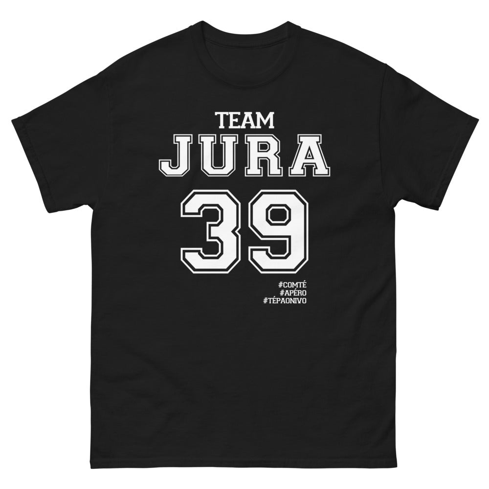 T-shirt Jura noir - Apéro Passion et Nostalgie