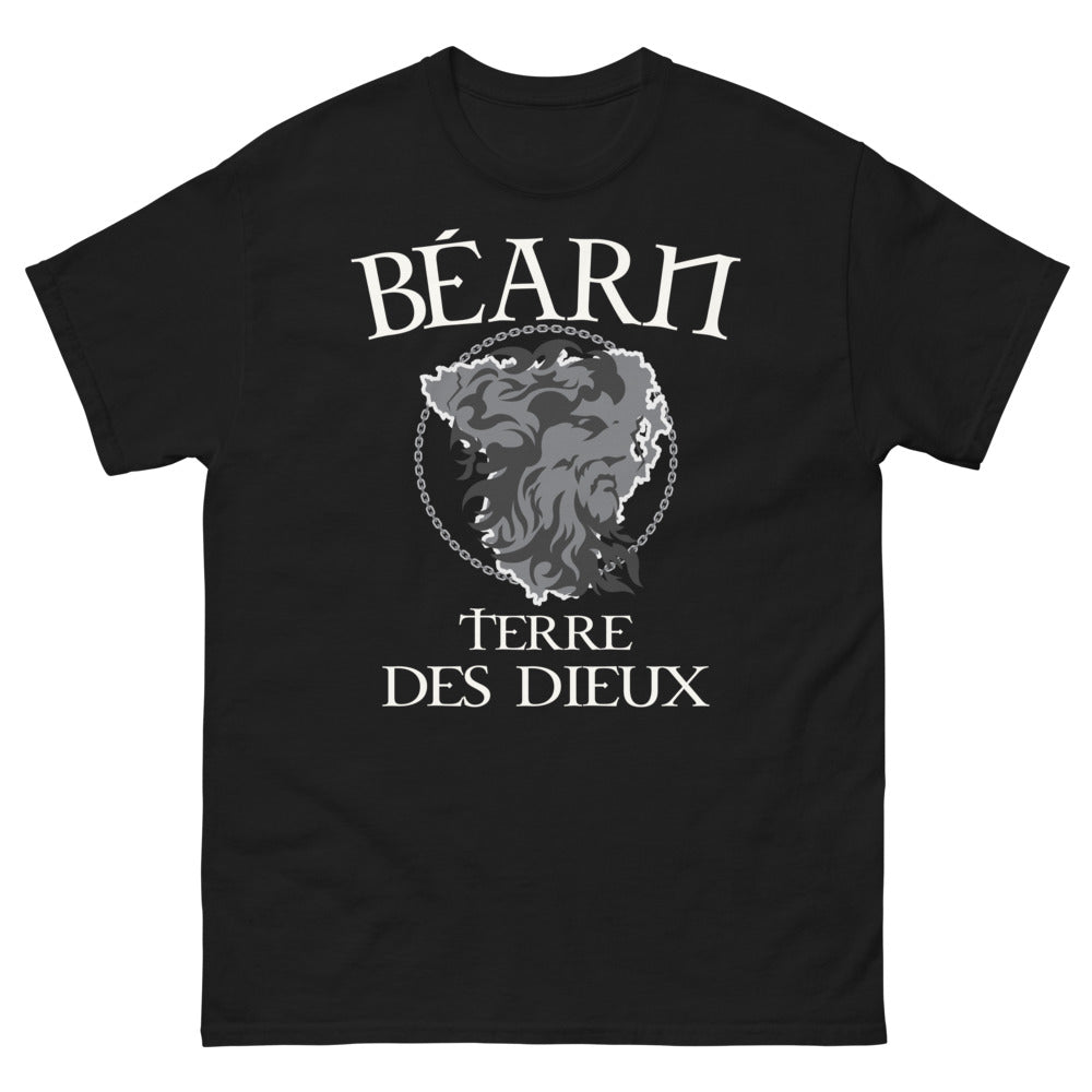 T-shirt Béarn noir - hommage chaleureux à la région