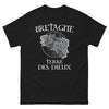 T-shirt Bretagne noir - Terre des Dieux humoristique
