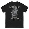 T-shirt Ardèche noir - La Terre des Dieux