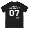 T-shirt Ardèche noir - Saucisson & Apéro