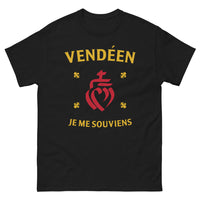Thumbnail for T-shirt Vendée noir - Je me souviens avec humour
