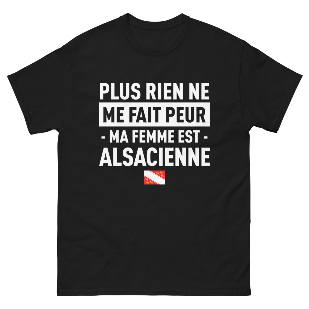 T-shirt Alsacien noir - Plus Rien ne me Fait Peur