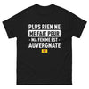 T-shirt Auvergne noir - Plus rien ne me fait peur