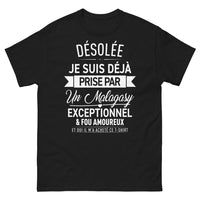 Thumbnail for T-shirt Madagascar noir - Désolée, je suis déjà prise par un Malgache exceptionnel