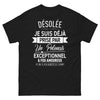 T-shirt Polonais noir - Déjà prise par un Polonais exceptionnel