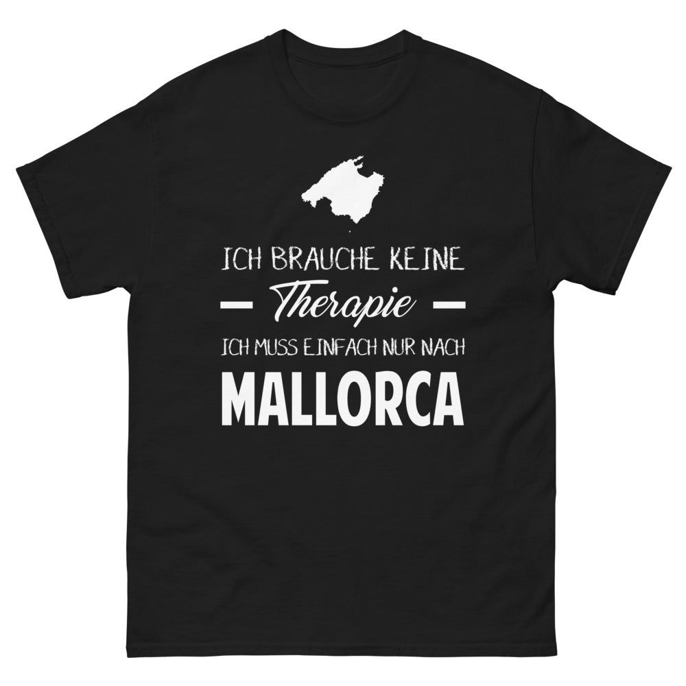 T-shirt Mallorca noir - Ich brauche keine Therapie