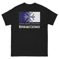 Thumbnail for T-shirt Castrais noir - Liberté, Égalité, Chocolatine face