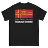 T-shirt Normandie noir - Liberté Égalité Crème Fraîche