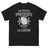 T-shirt Lozère noir - Ma drogue préférée, c'est la Lozère