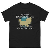 Thumbnail for T-shirt Normandie noir - Là où mon histoire commence