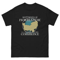 Thumbnail for T-shirt Normandie noir - Là où mon histoire commence