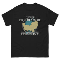 Thumbnail for T-shirt Normandie noir - Là où mon histoire commence
