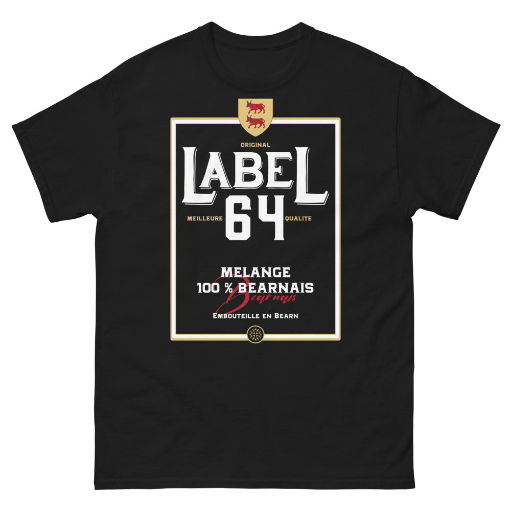 T-shirt Béarnais noir - Fierté et confort au quotidien
