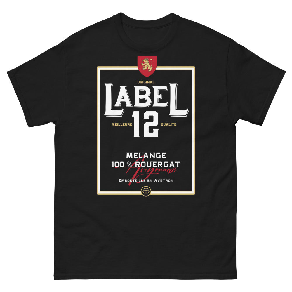 T-shirt Aveyron noir - Élégance aveyronnaise en édition limitée