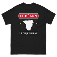 Thumbnail for T-shirt Béarn noir - Le Béarn, là où je suis né