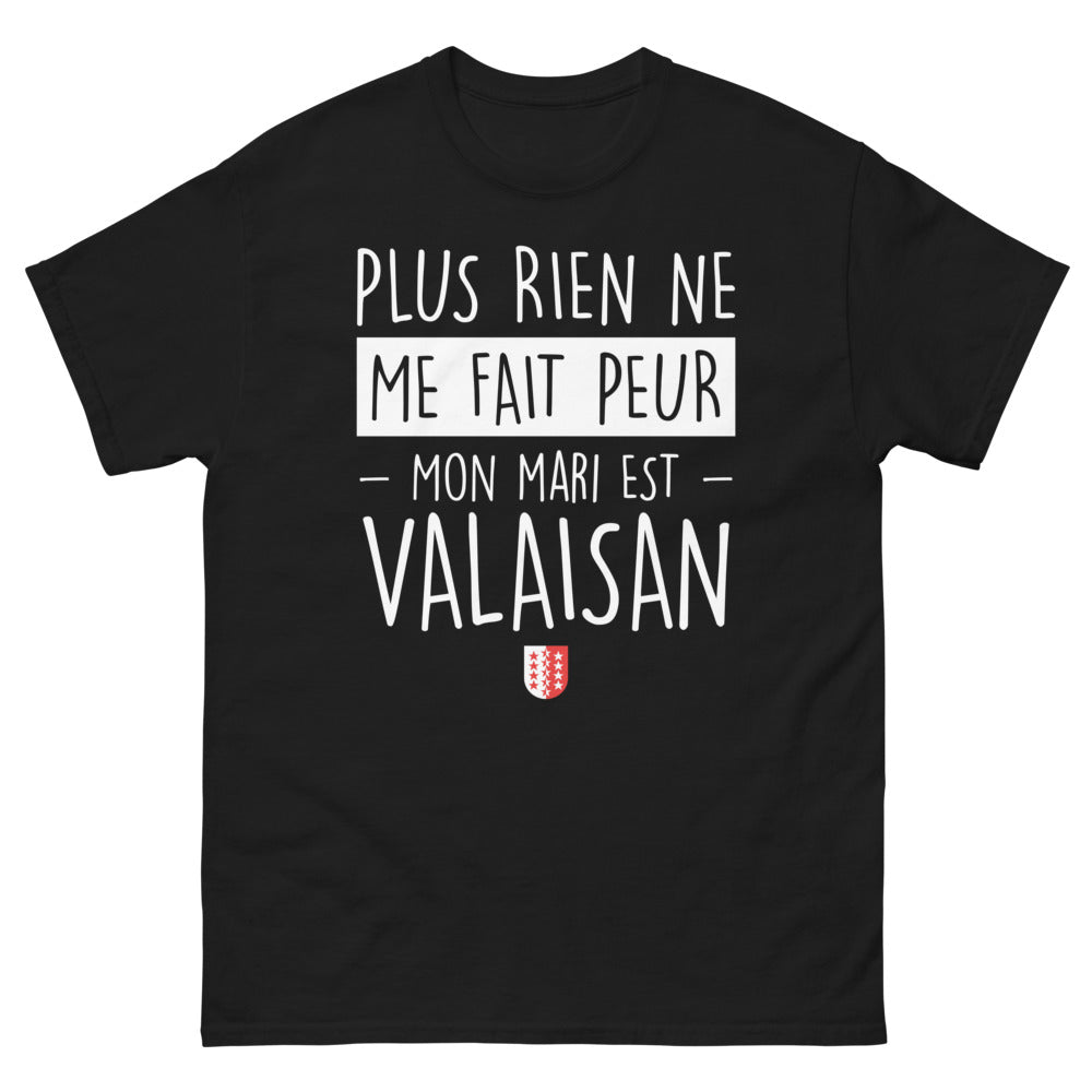 T-shirt Valaisan noir - Plus rien ne me fait peur