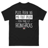 T-shirt Hongrois noir - Rien ne me fait peur, mon mari est Hongrois!