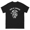 T-shirt Ardèche noir - Esprit de village et pétanque