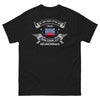 T-shirt Réunion noir - Je vis ici mais mon cœur est Réunionnais
