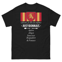 Thumbnail for T-shirt Aveyron noir - Désolé, je suis au régime
