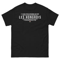 Thumbnail for T-shirt Hongrois noir - Deux types de personnes : Hongrois et rêveurs